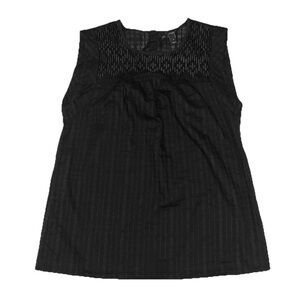 J. Crew Plaid Embroidered Eyelet Top Blouse Sz 2 XS